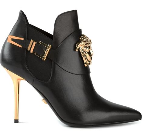 bottine versace|Women's Designer Boots, Booties & Dress Boots.